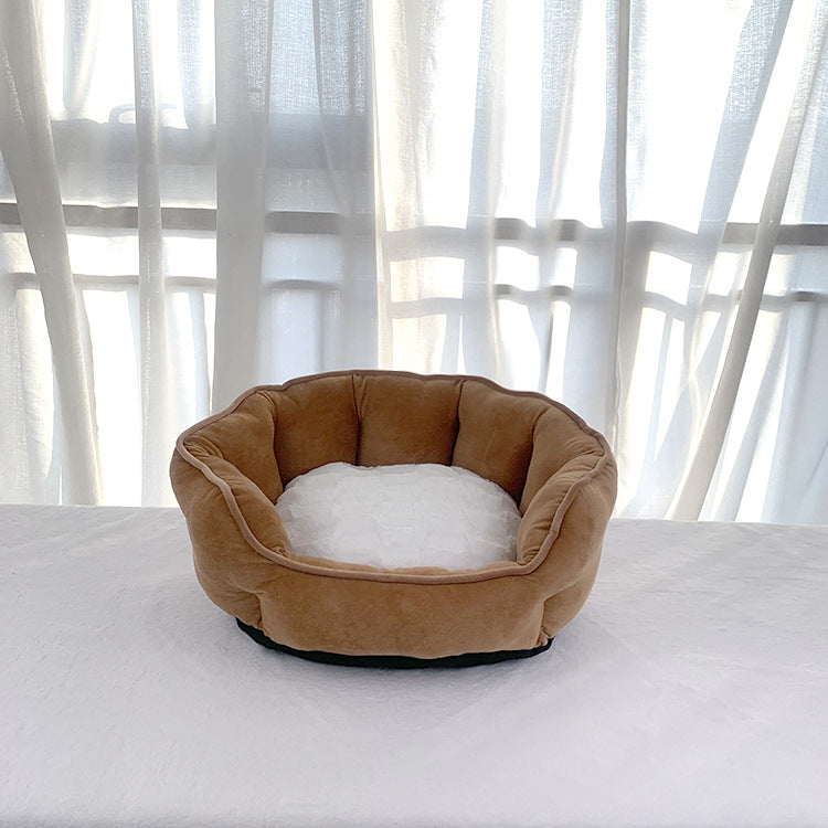 KFX-2030909 Plush Thickened Pet Litter Shelter for Dogs and Cats - Multiple Colors Available