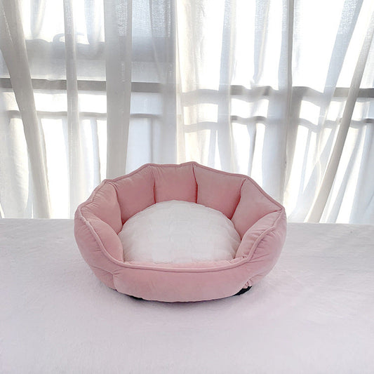KFX-2030909 Plush Thickened Pet Litter Shelter for Dogs and Cats - Multiple Colors Available