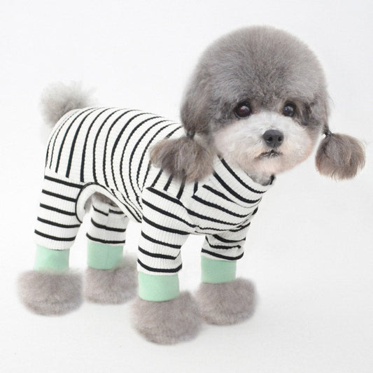 KFX-2033213 Cozy Cotton Four-Legged Pet Vest for Autumn and Winter in Multiple Colors