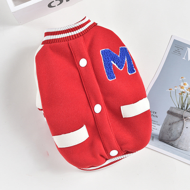 KFX-2035005 Casual Short-Sleeved Cotton Coat in Blue and Red – Available in Sizes XS to 4L