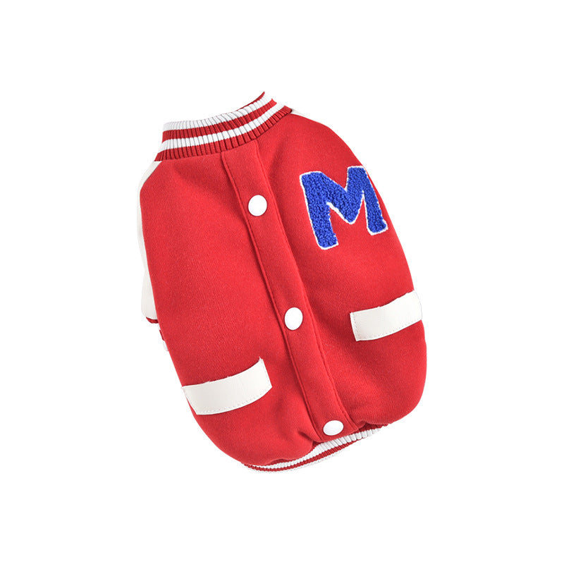 KFX-2035005 Casual Short-Sleeved Cotton Coat in Blue and Red – Available in Sizes XS to 4L