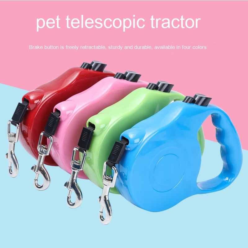 KFX-2036413 Automatic Retractable Dog Leash with Hand-Holding Rope in Various Colors
