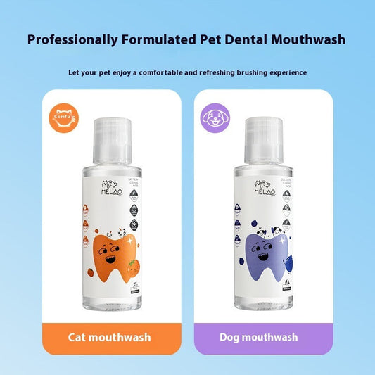 KFX-2037437 Mild Pet Mouthwash for Cats and Dogs - 200ml Oral Cleaning Solution