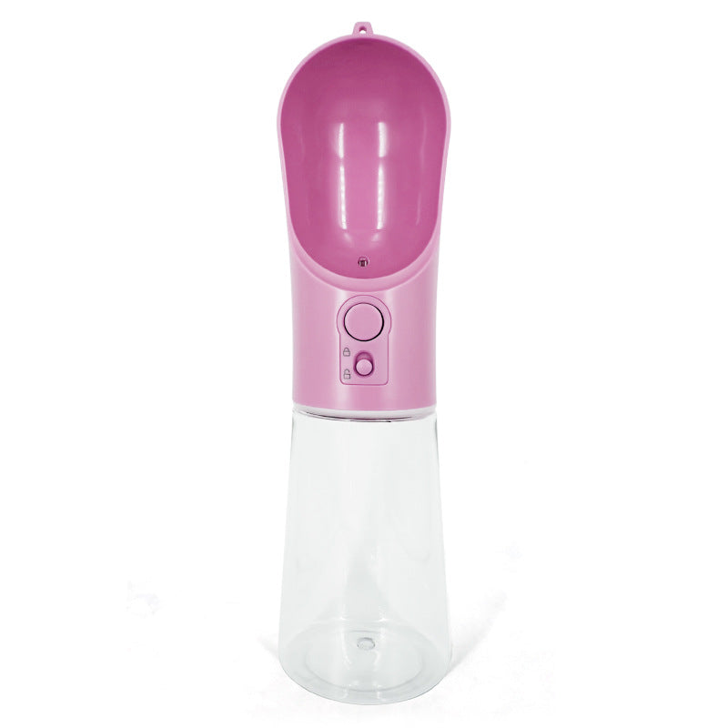 KFX-2038461 Transparent PET Cat Water Bottle with Activated Carbon Filtration - 360ml Capacity