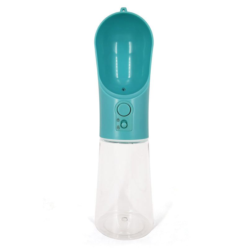 KFX-2038461 Transparent PET Cat Water Bottle with Activated Carbon Filtration - 360ml Capacity
