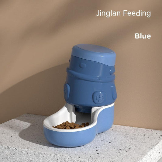 KFX-2038589 Automatic Anti-Tumble Pet Feeder and Water Dispenser in Multiple Colors