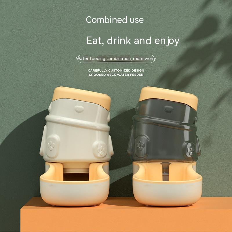 KFX-2038589 Automatic Anti-Tumble Pet Feeder and Water Dispenser in Multiple Colors