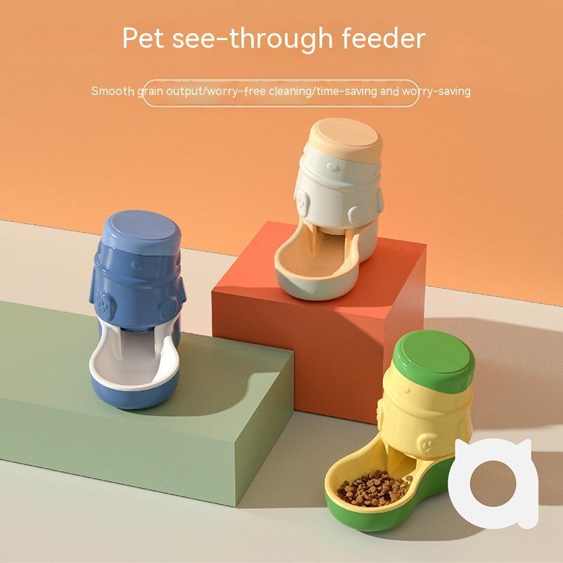 KFX-2038589 Automatic Anti-Tumble Pet Feeder and Water Dispenser in Multiple Colors