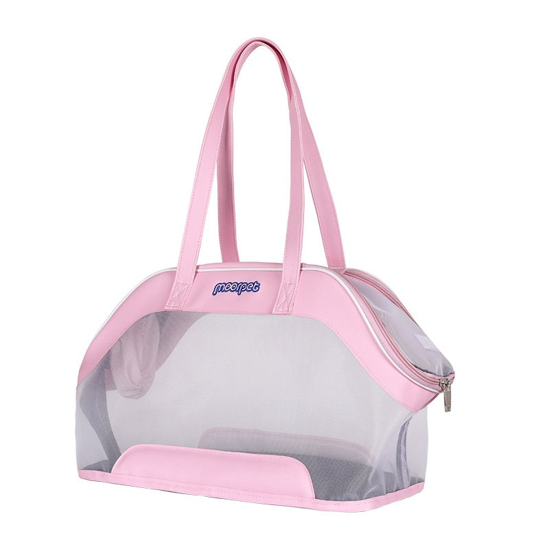 KFX-2038845 Moorpet Cat Outing Carry Bag - Medium Leather Pet Carrier in Multiple Colors