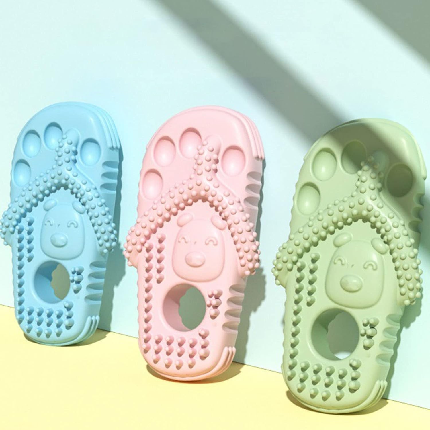 KFX-2039869 Durable Chew Toy for Small Dogs and Puppies - Dental Training Toy to Reduce Plaque and Gums Bleeding, 12x6.2cm