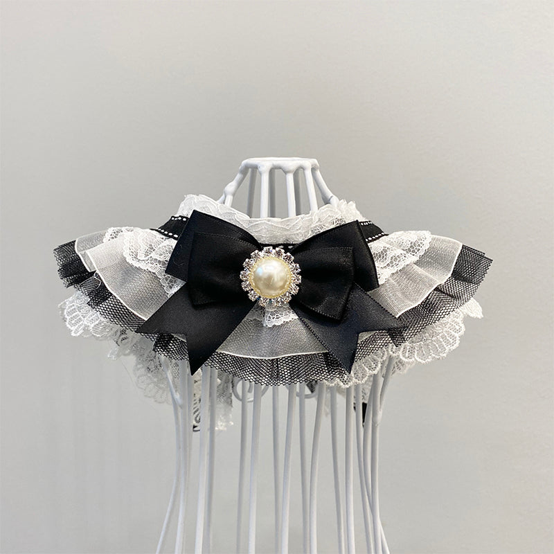 KFX-2039997 Pet Bow Tie and Drool Towel Cat Bib Collar - Multiple Sizes Available