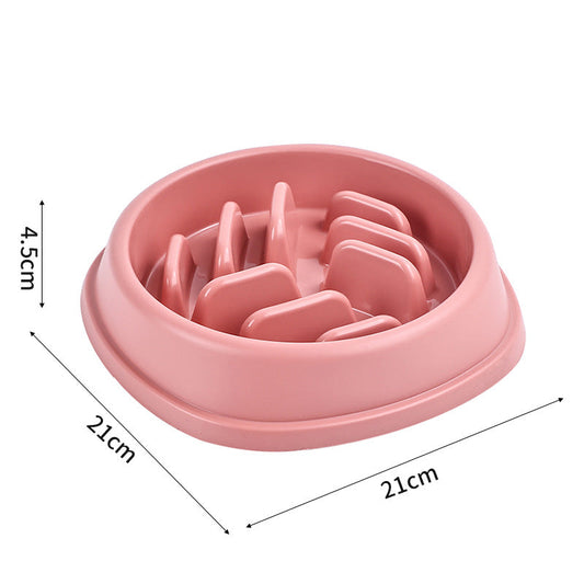 KFX-2041021 Anti-Choking Slow Feeder Bowl for Dogs - Large Capacity Pet Food Dish in Multiple Colors
