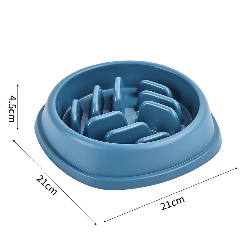 KFX-2041021 Anti-Choking Slow Feeder Bowl for Dogs - Large Capacity Pet Food Dish in Multiple Colors