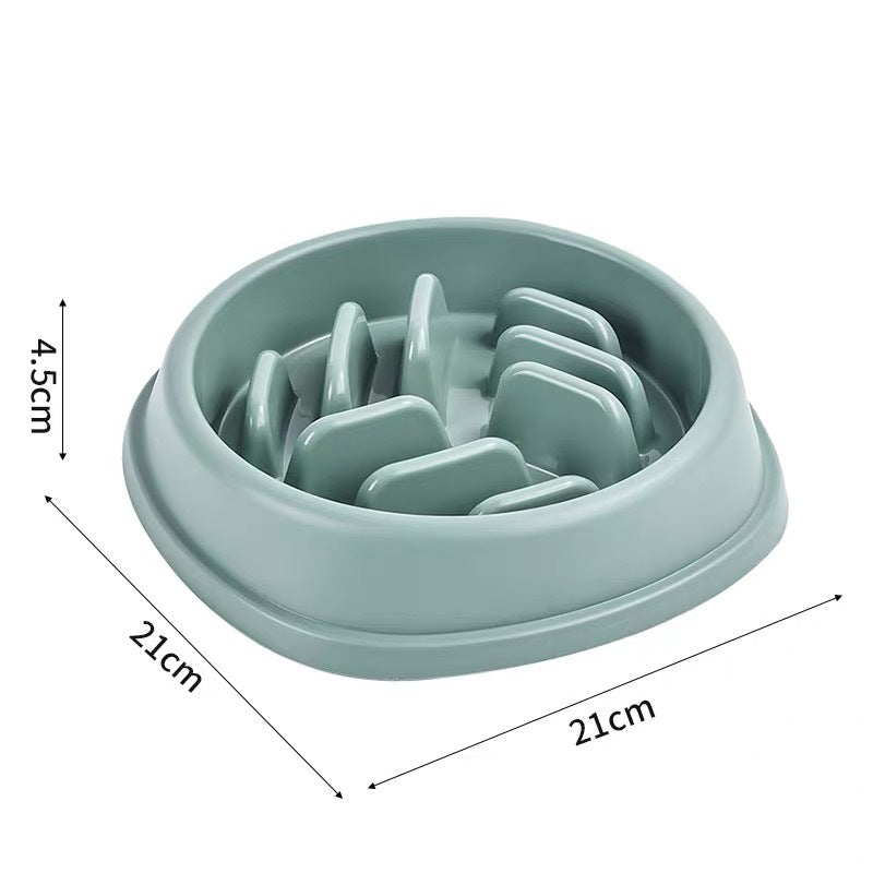 KFX-2041021 Anti-Choking Slow Feeder Bowl for Dogs - Large Capacity Pet Food Dish in Multiple Colors