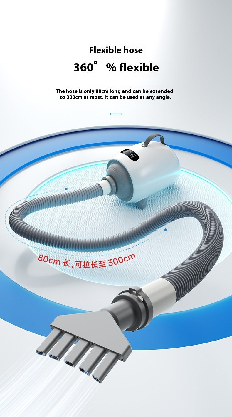 KFX-2043837 Smart Touch Screen Pet Hair Dryer with 2000W Power for Quick Drying