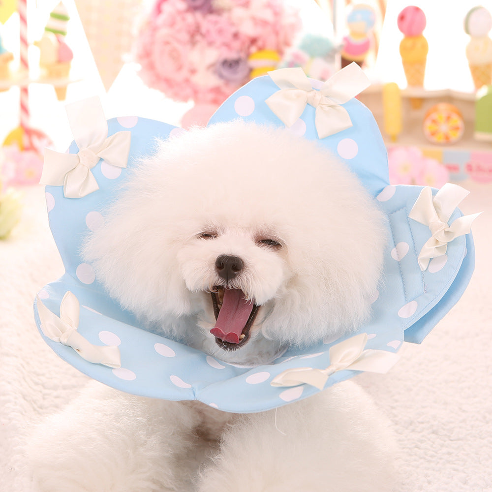 KFX-2044349 Four Seasons Floral Anti-Bite Ring for Dogs – Cute Cotton Toy in Pink, Red, Sky Blue, Strawberry, Sizes XS-XL