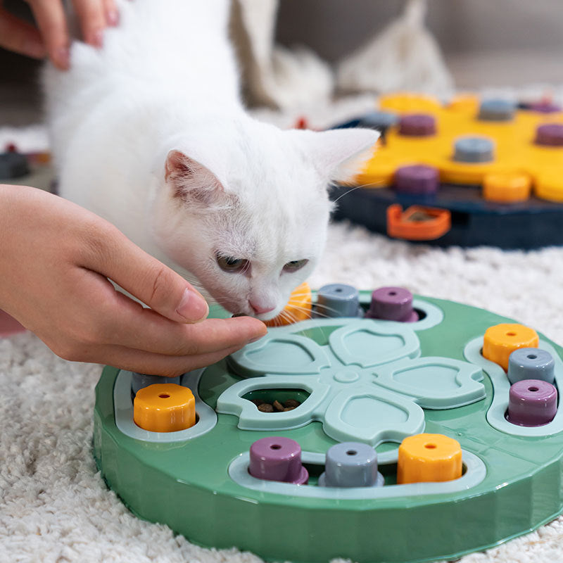 KFX-2045629 Interactive Dog Feeding Toy - Educational Slow Feed Plate for Boredom Relief