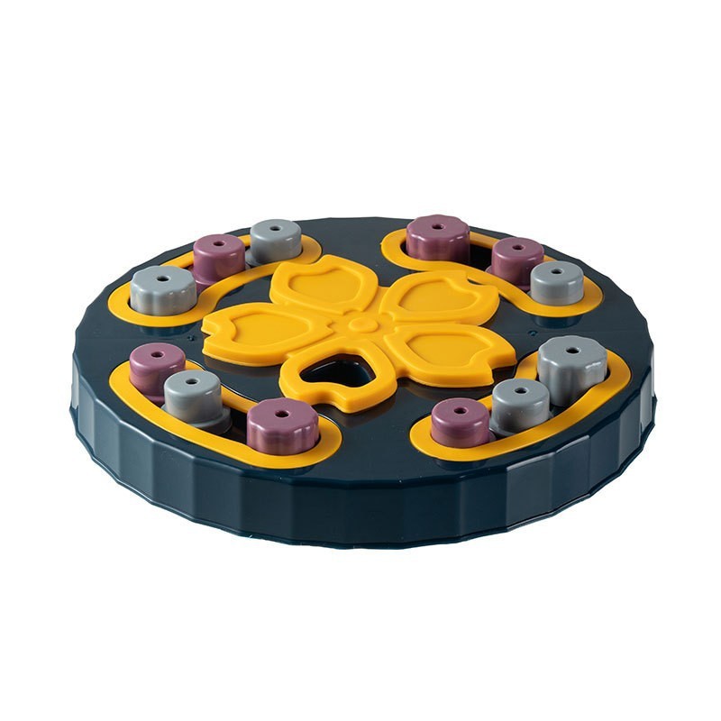 KFX-2045629 Interactive Dog Feeding Toy - Educational Slow Feed Plate for Boredom Relief