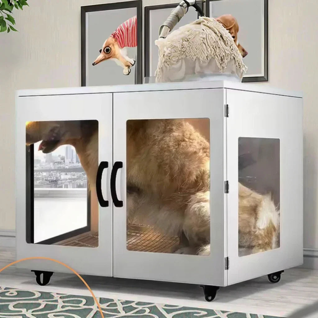 KFX-204563 Ultra Quiet 360 Intelligent Dog Hair Dryer with Smart Temperature Control, Eco-Friendly Design