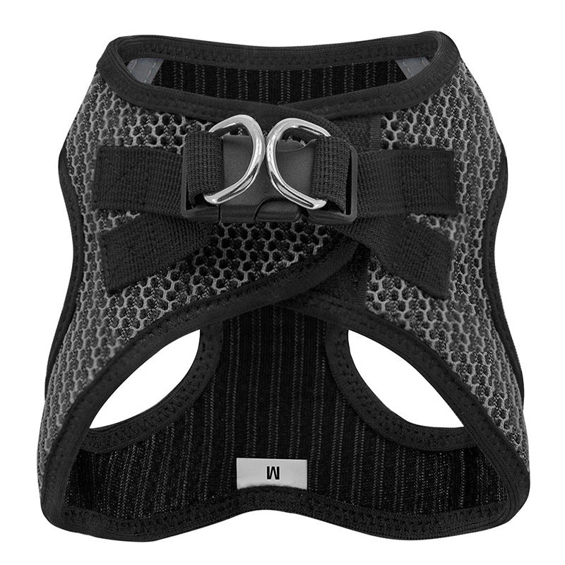 KFX-2047421 Adjustable Small Dog Walking Vest in Blue, Red, Gray - Multiple Sizes Available