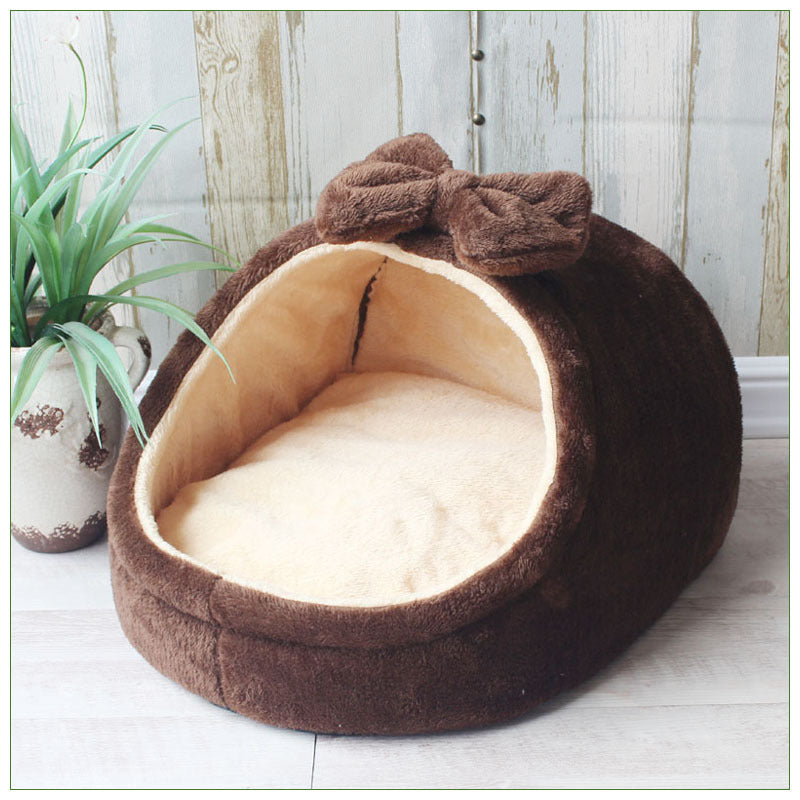 KFX-2048189 All-Season Warm Cat Nest Bed for Small and Medium Dogs – Soft Cloth Material
