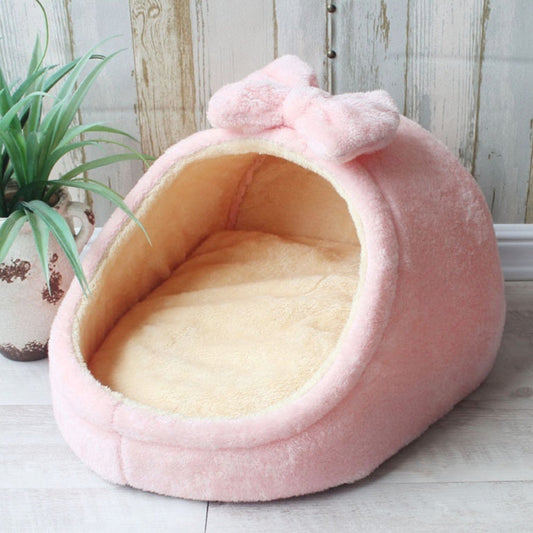 KFX-2048189 All-Season Warm Cat Nest Bed for Small and Medium Dogs – Soft Cloth Material