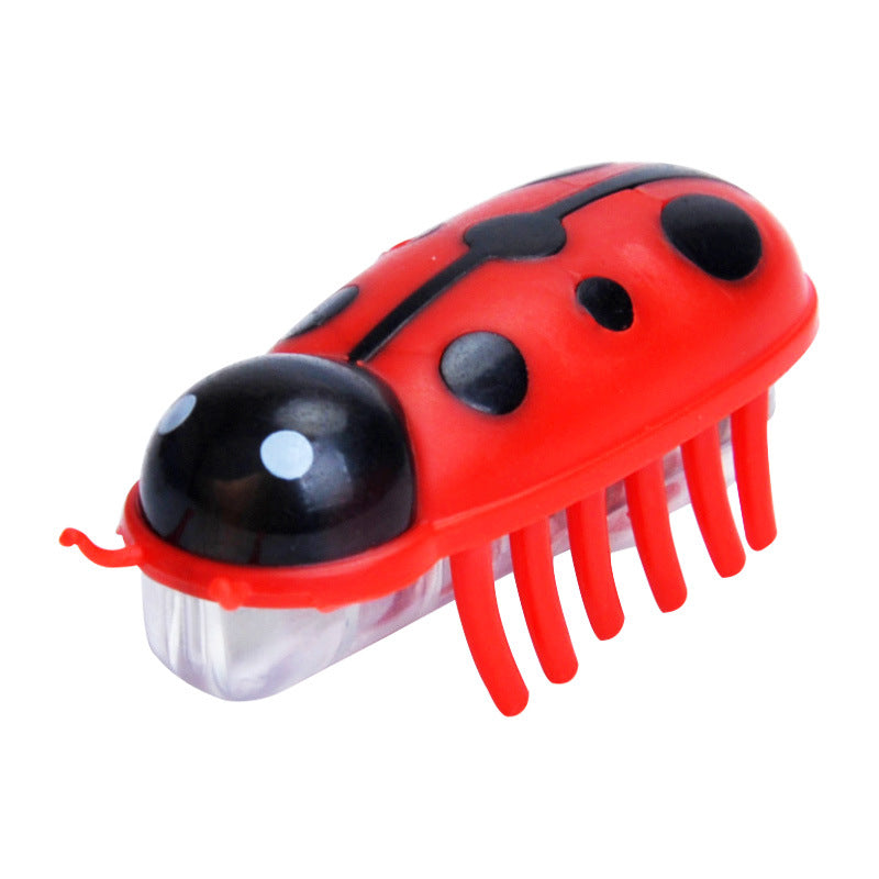 KFX-2048957 Vibrating Mini Electronic Mouse & Ladybug Cat Toy for Engaging Playtime