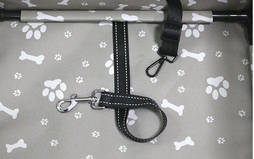 KFX-2050365 Waterproof Oxford Car Pet Seat Bag for Dogs and Cats, Animal Pattern, Medium to Hard Design