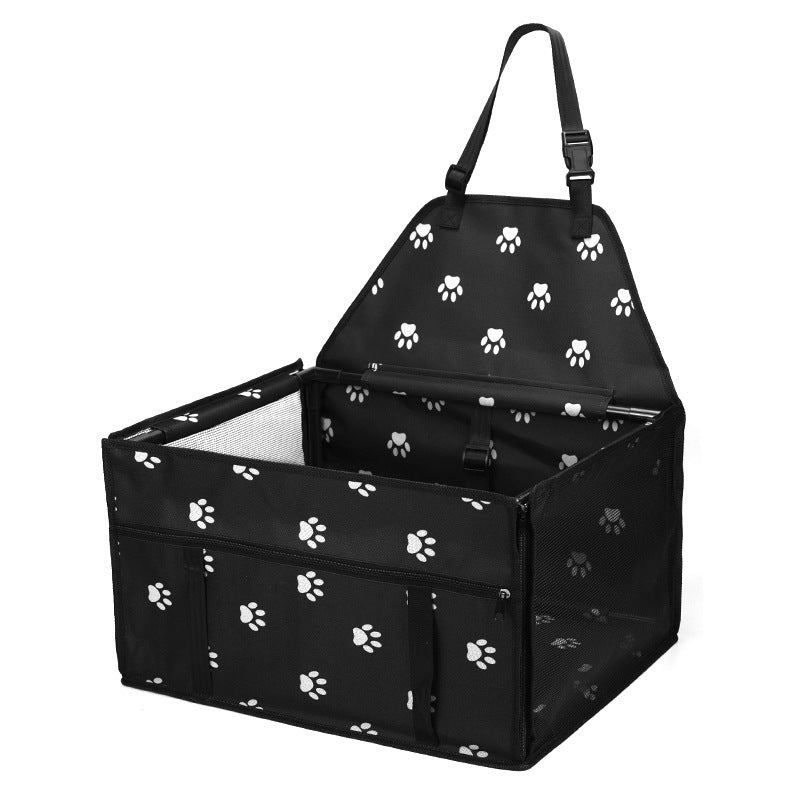 KFX-2050365 Waterproof Oxford Car Pet Seat Bag for Dogs and Cats, Animal Pattern, Medium to Hard Design