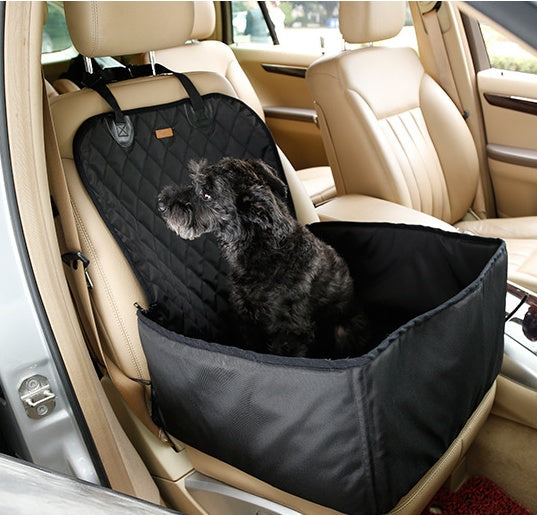 KFX-2052925 Waterproof Pet Seat Cover Pad for Cars and SUVs - Adjustable Straps, Easy to Clean