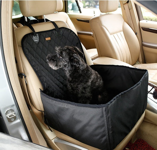 KFX-2052925 Waterproof Pet Seat Cover Pad for Cars and SUVs - Adjustable Straps, Easy to Clean