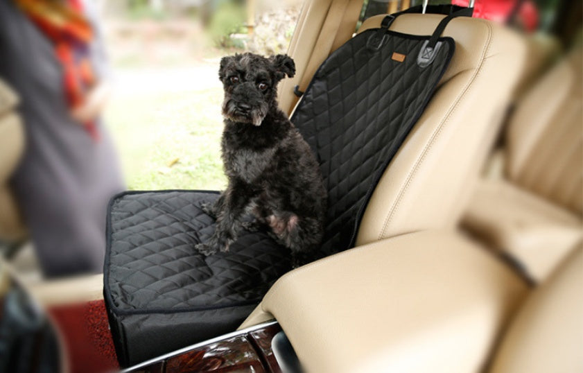 KFX-2052925 Waterproof Pet Seat Cover Pad for Cars and SUVs - Adjustable Straps, Easy to Clean