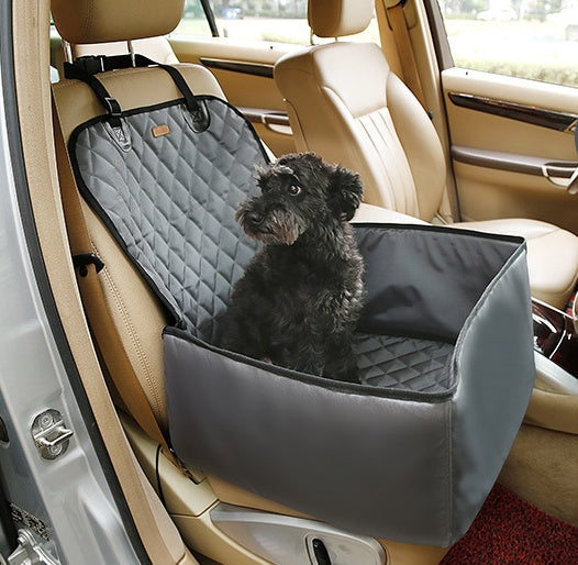 KFX-2052925 Waterproof Pet Seat Cover Pad for Cars and SUVs - Adjustable Straps, Easy to Clean