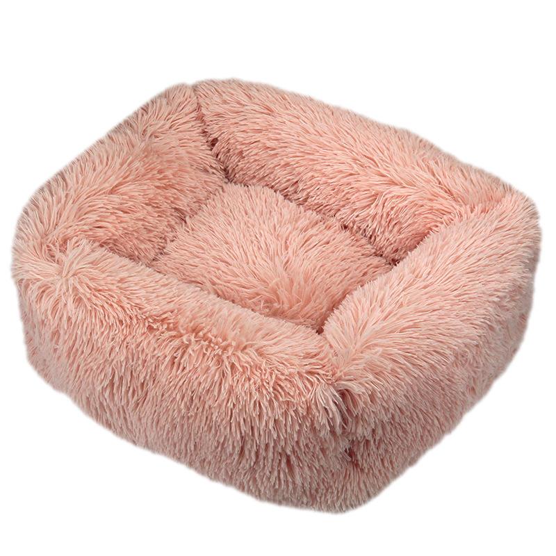 KFX-2057917 Cozy Winter Plush Pet Nest Mat in Various Colors and Sizes