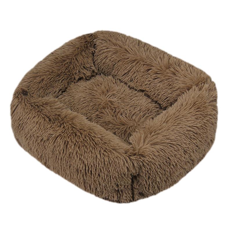 KFX-2057917 Cozy Winter Plush Pet Nest Mat in Various Colors and Sizes