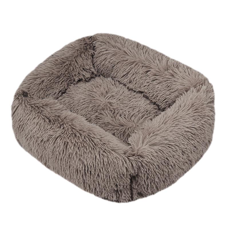 KFX-2057917 Cozy Winter Plush Pet Nest Mat in Various Colors and Sizes