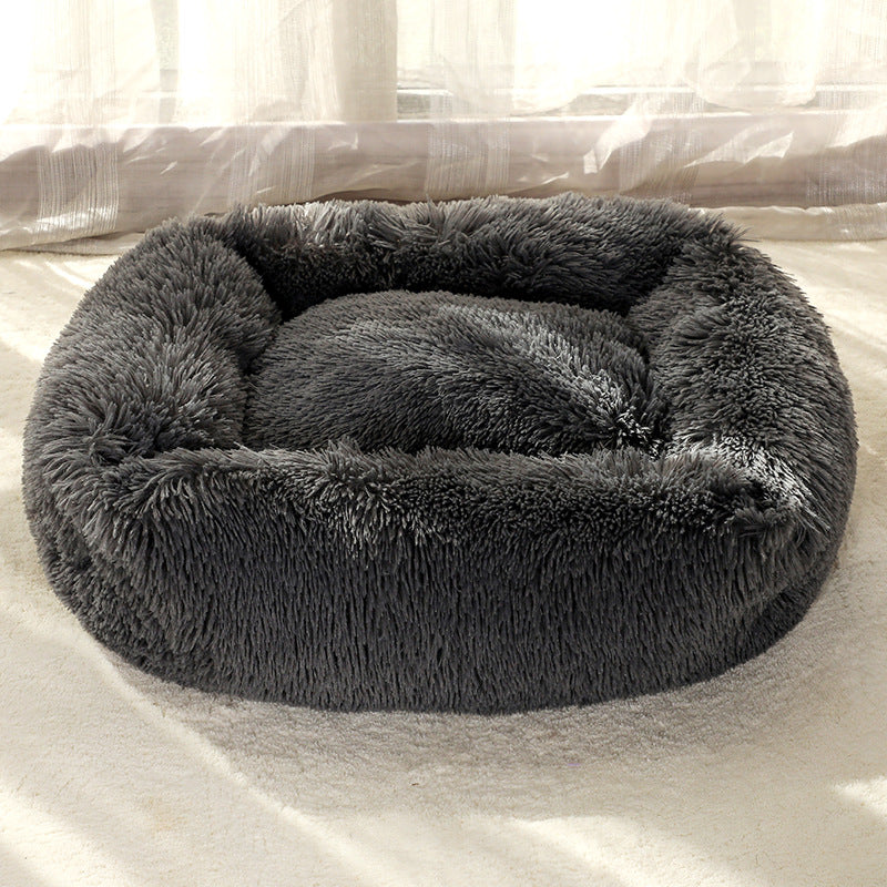 KFX-2057917 Cozy Winter Plush Pet Nest Mat in Various Colors and Sizes
