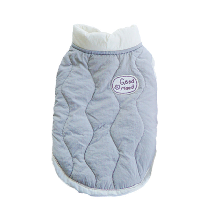 KFX-2064061 Pet Warm Water Wave Quilted Cotton Vest for Small to Large Pets