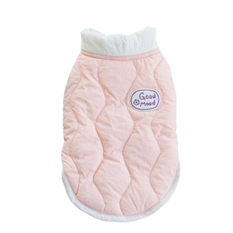 KFX-2064061 Pet Warm Water Wave Quilted Cotton Vest for Small to Large Pets