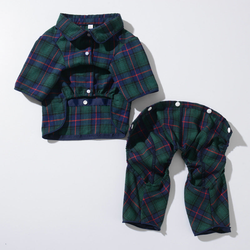 KFX-2065981 Casual Cotton Pet Shirt for Small Dogs - Multiple Sizes Available
