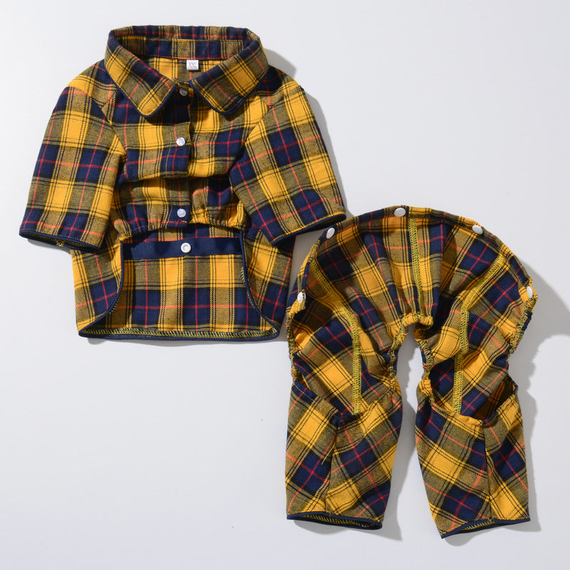KFX-2065981 Casual Cotton Pet Shirt for Small Dogs - Multiple Sizes Available
