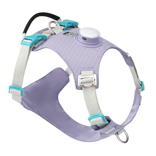 KFX-2068669 LED Dog Chest Harness with Traction for Outdoor Night Safety