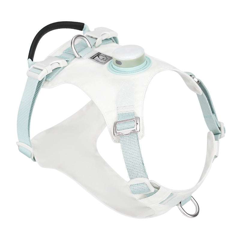 KFX-2068669 LED Dog Chest Harness with Traction for Outdoor Night Safety