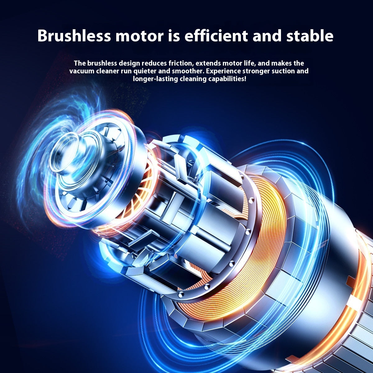 KFX-2070973 Portable Handheld Vacuum Cleaner for Pet Fur with Brushless Motor and Long Battery Life