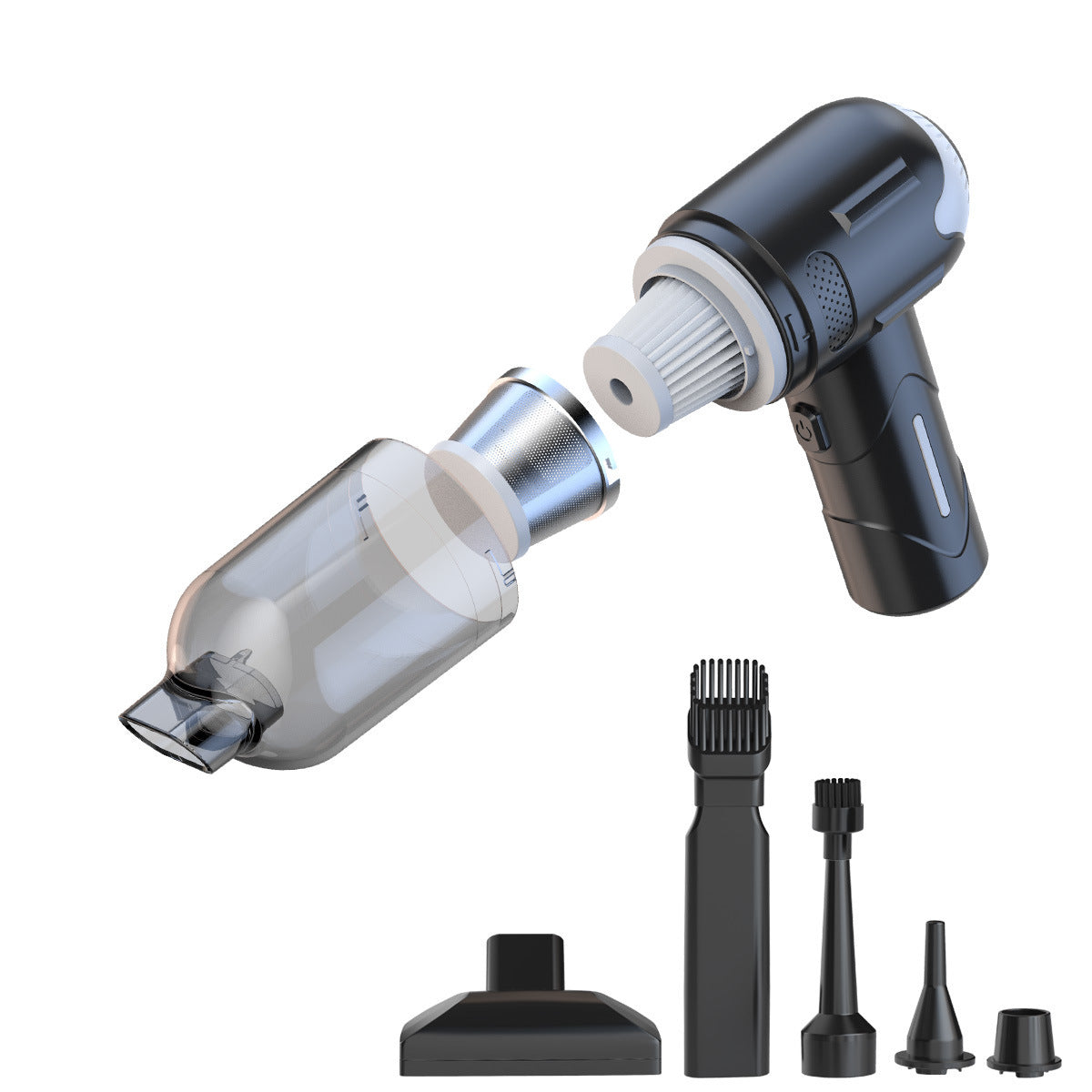 KFX-2070973 Portable Handheld Vacuum Cleaner for Pet Fur with Brushless Motor and Long Battery Life