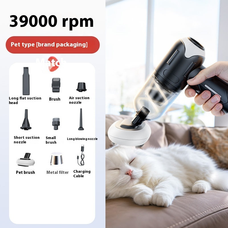 KFX-2070973 Portable Handheld Vacuum Cleaner for Pet Fur with Brushless Motor and Long Battery Life