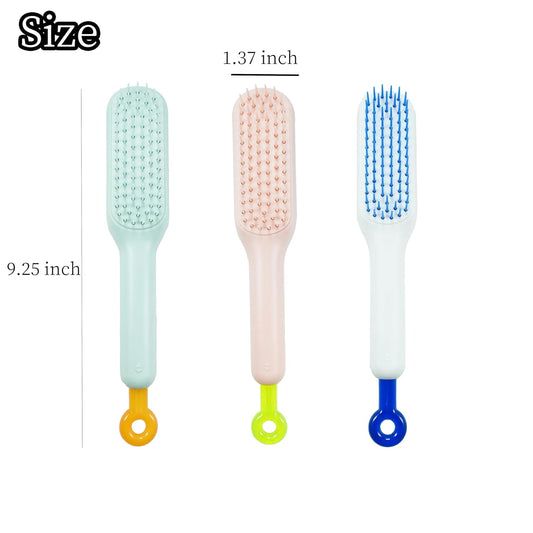 KFX-2072637 Gentle Grooming Brush for Small Dogs and Puppies with Dual-Sided Design