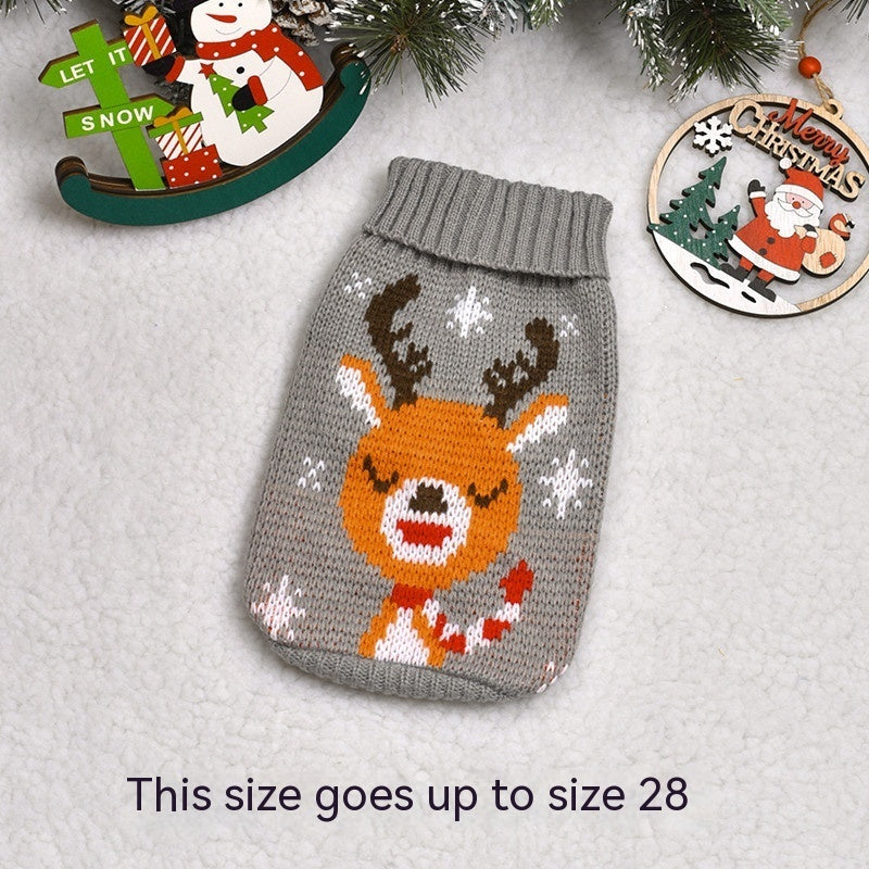 KFX-2073149 Thickened Winter Pet Clothing for Puppies in Various Colors and Sizes