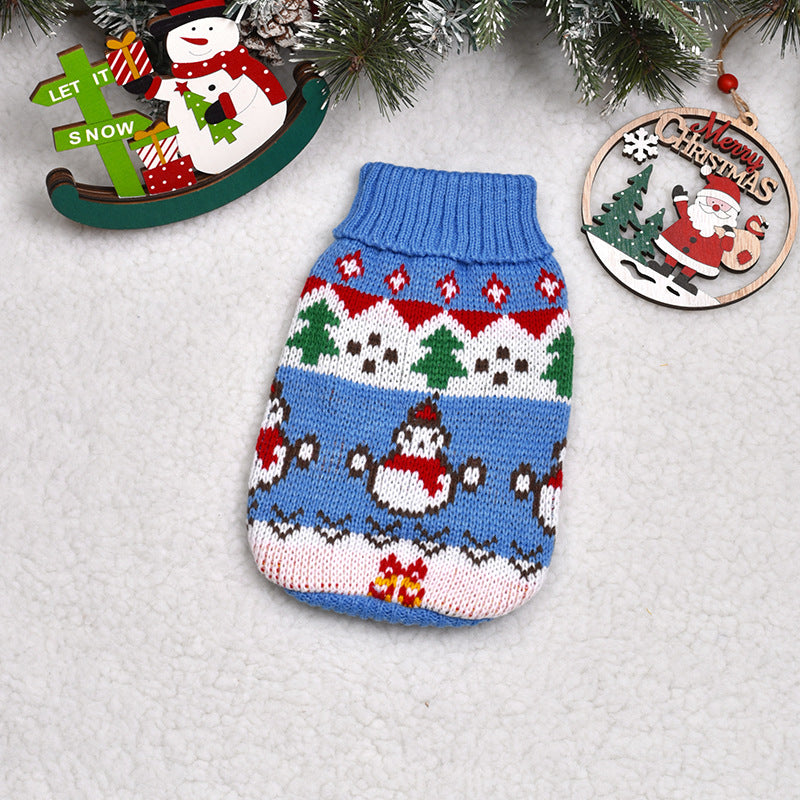KFX-2073149 Thickened Winter Pet Clothing for Puppies in Various Colors and Sizes