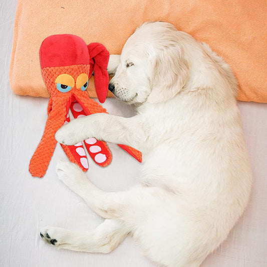 KFX-2074813 Sailor Octopus Plush Puzzle Toy for Dogs – Engaging Educational Pet Plaything
